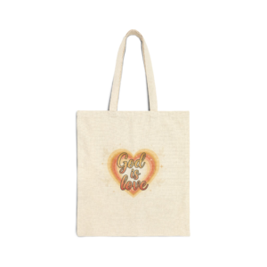God Is Love Canvas Tote