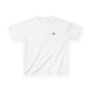 Kids Tee — Colorful "PRAY" Design with Praying Hands — Religious Children’s Tee