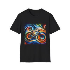Bicycle Swirl Art T-Shirt