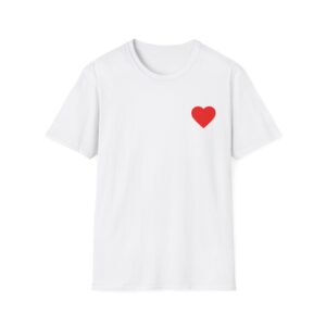 Heart Psalm T-Shirt — “God is within her; she will not fall. Psalm 46:5” Christian Tee